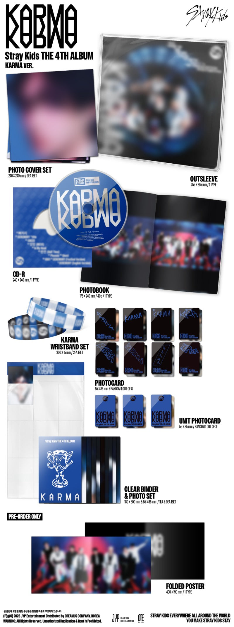PREORDER: Stray Kids 4th Full Album (KARMA Ver.)