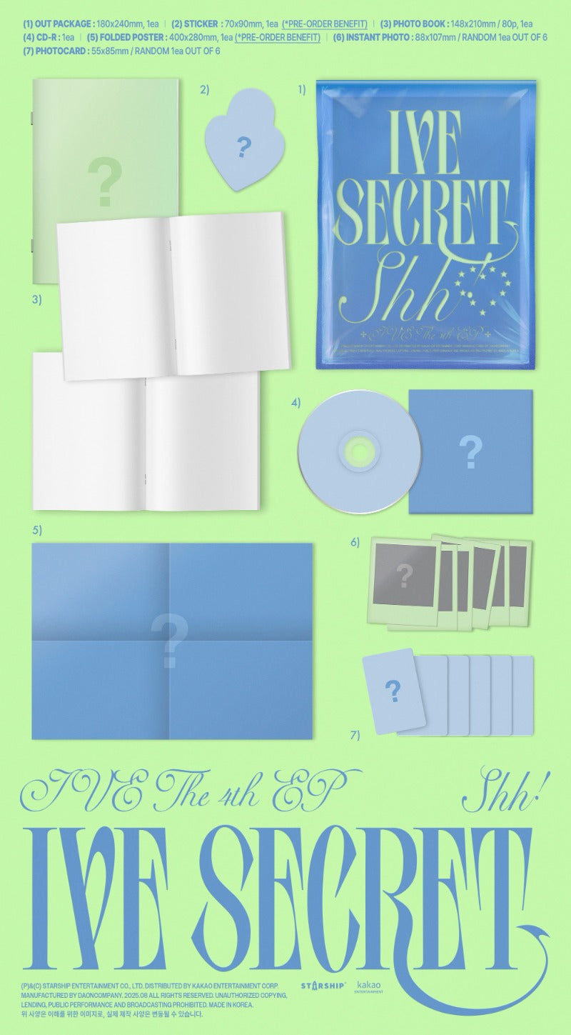 PREORDER: IVE 4th EP Album IVE SECRET