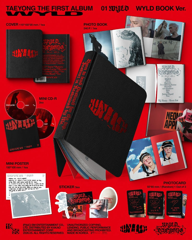 Taeyong (NCT) 1st Full Album [WYLD] WYLD book ver