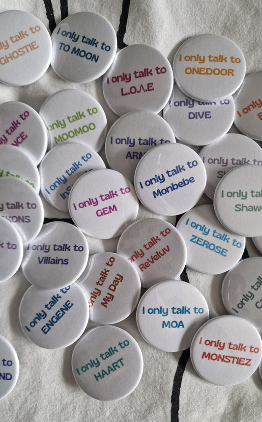 Kpop Fandom Badges