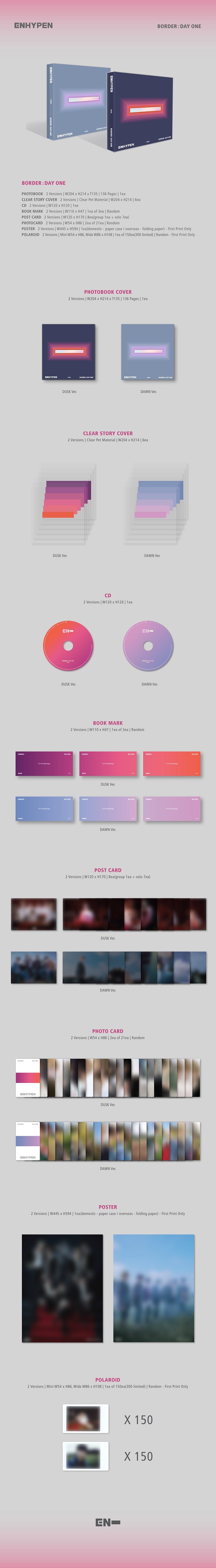 Enhypen 1st Mini Album [BORDER : DAY ONE]