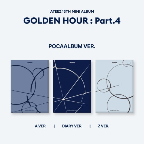 PREORDER: ATEEZ 13th Mini Album - Golden Hour: Part 4 (POCAALBUM ver)