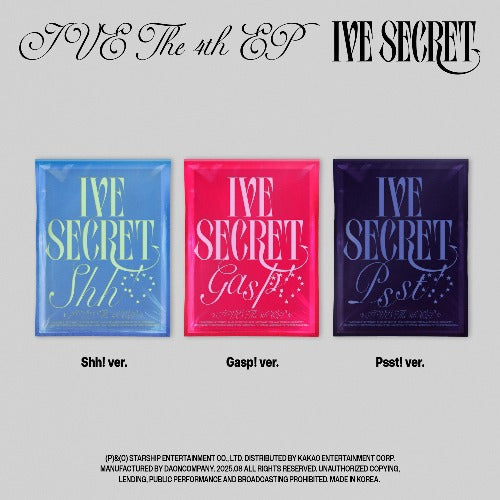 PREORDER: IVE 4th EP Album IVE SECRET