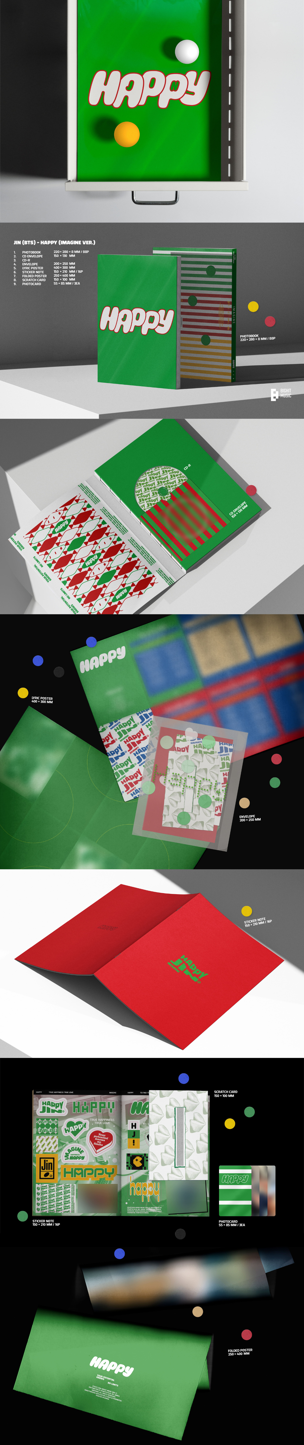 JIN 1st Solo Album [HAPPY]