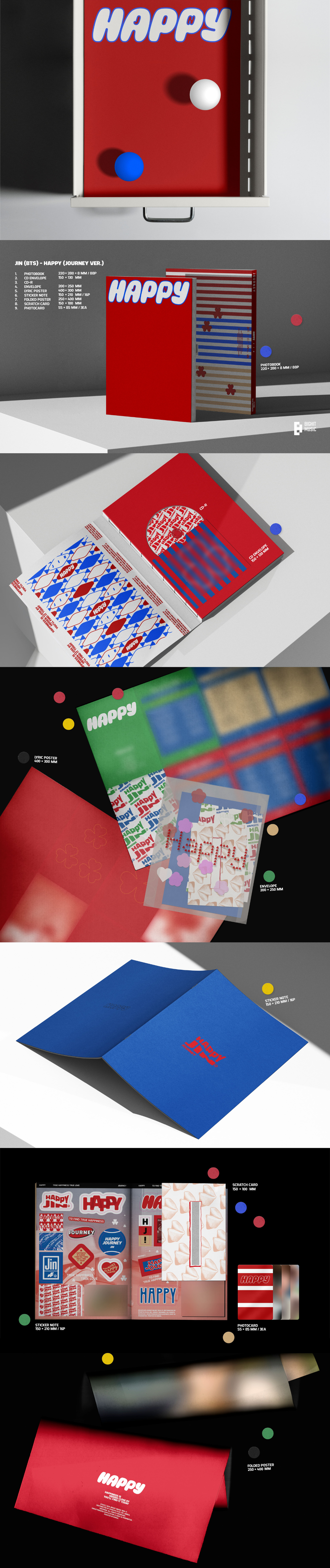 JIN 1st Solo Album [HAPPY]