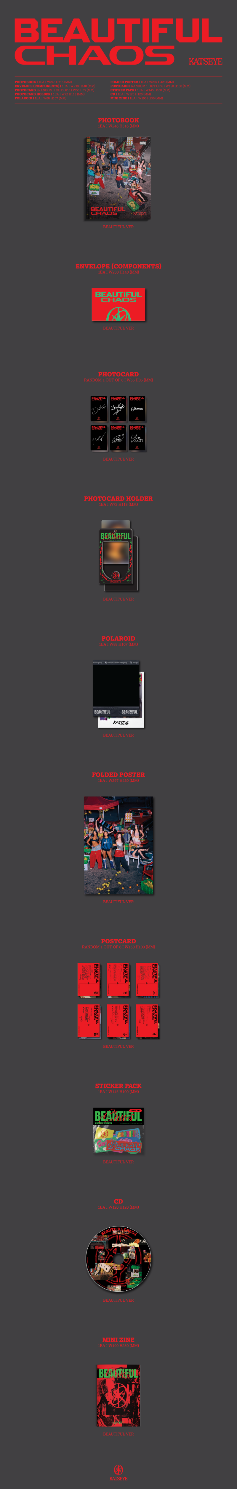 Katseye 2nd EP Beautiful Chaos