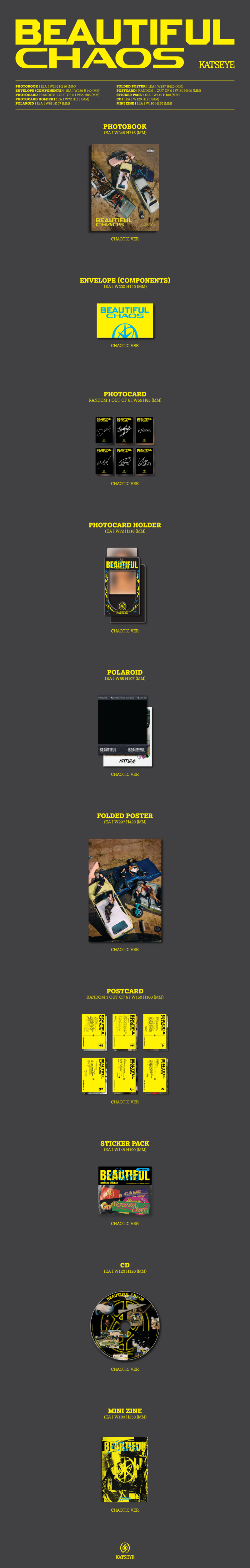 Katseye 2nd EP Beautiful Chaos