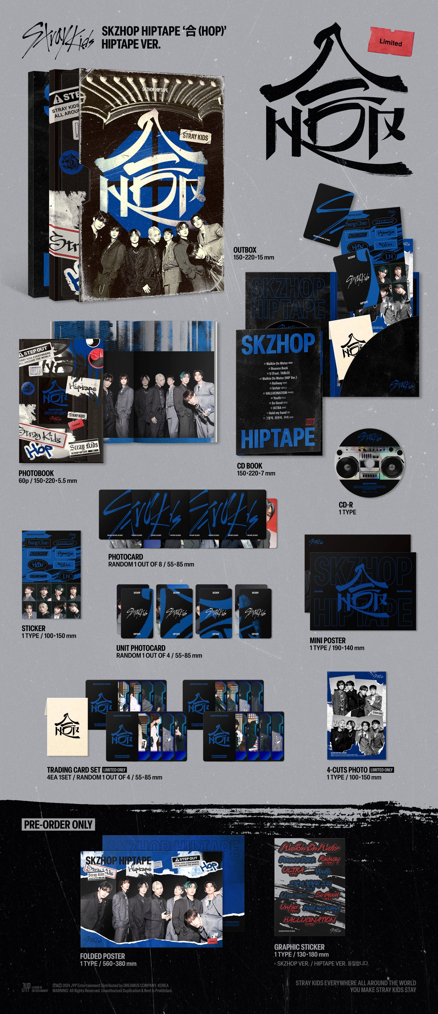 Stray Kids - SKZHOP HIPTAPE [合 (HOP)] (HIPTAPE VER.)