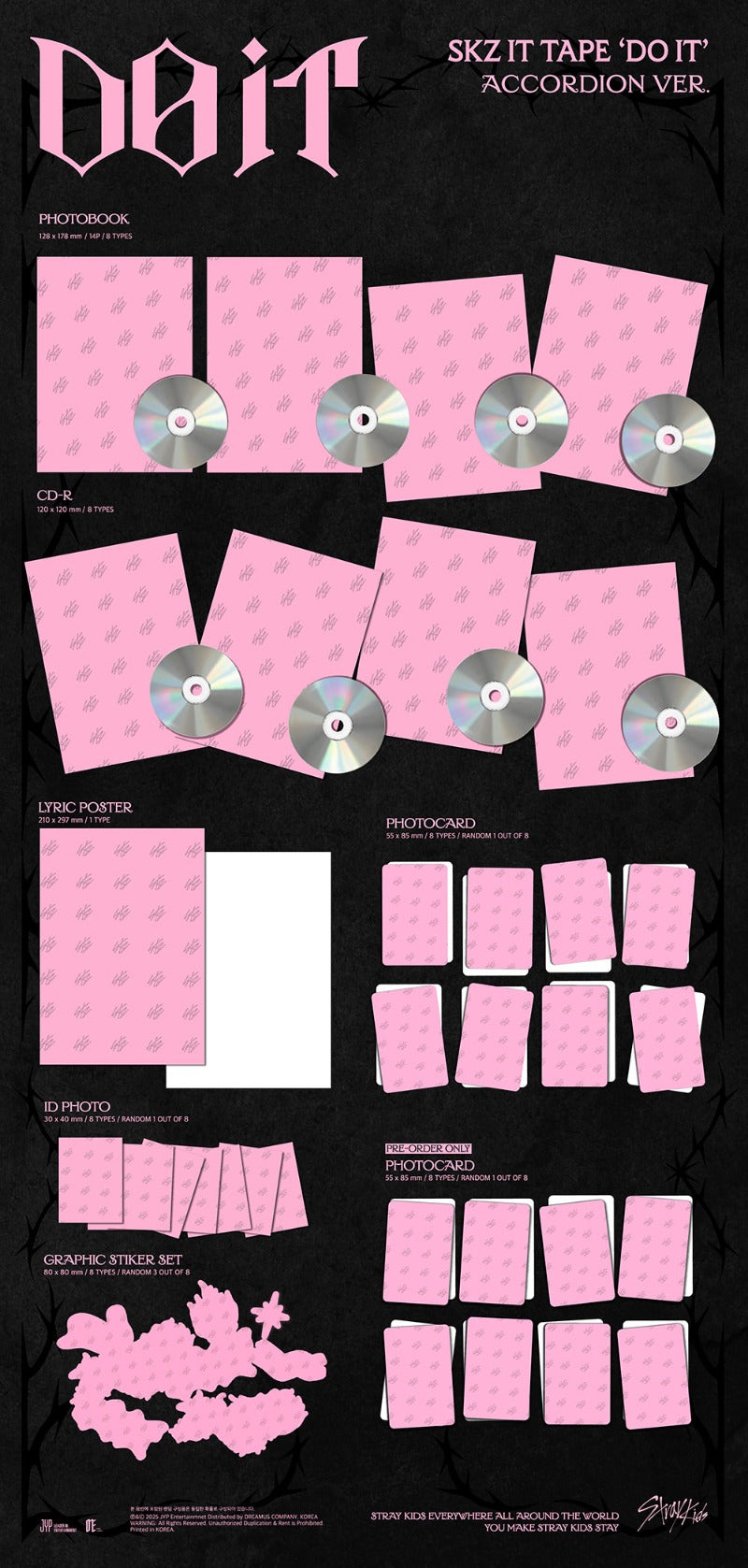 PREORDER: SKZ IT TAPE [DO IT] ACCORDION VER.