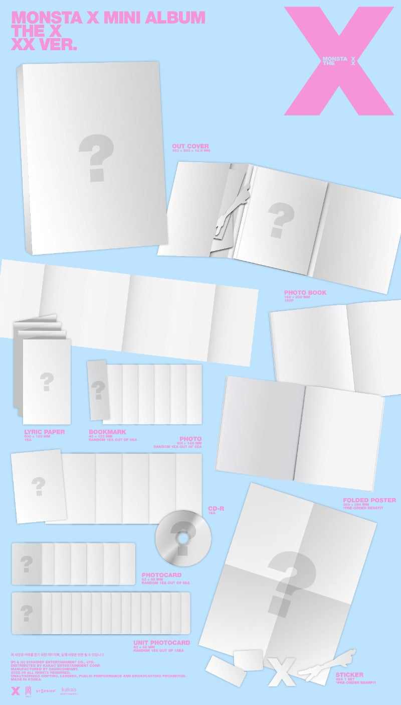 PREORDER: MONSTA X 13th Mini Album THE X