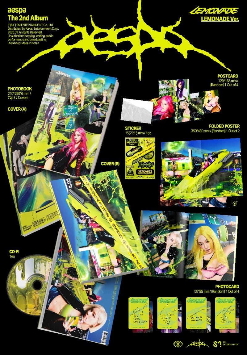 AESPA 2nd full album [LEMONADE] LEMONADE ver