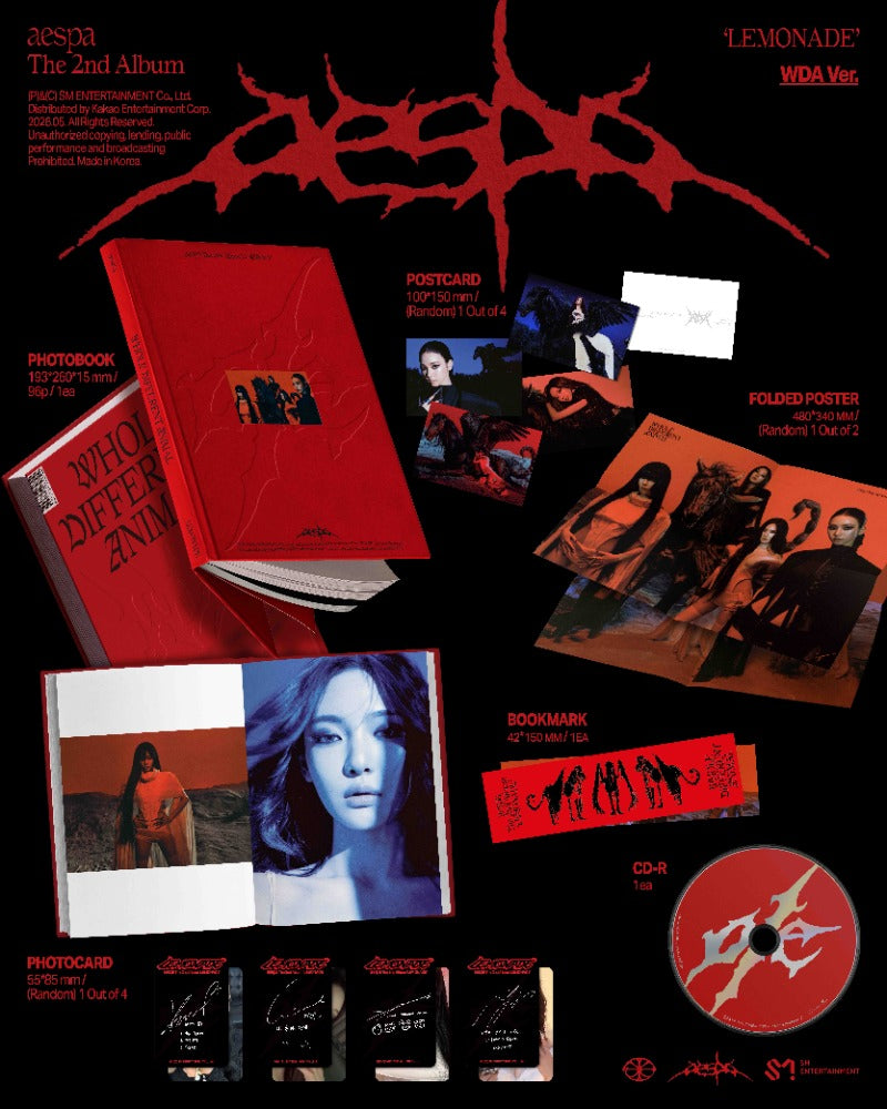 AESPA 2nd full album [LEMONADE] WDA ver